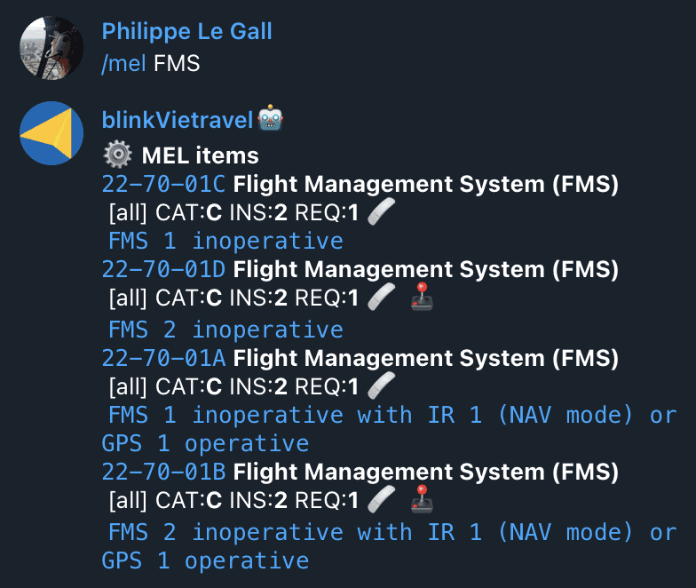 XML script output for aviation manual processing